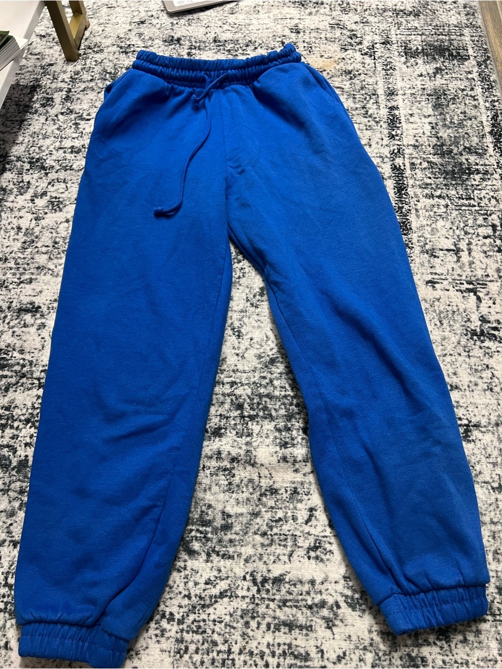 Women’s Blue Fleece Sweatpants - Brand